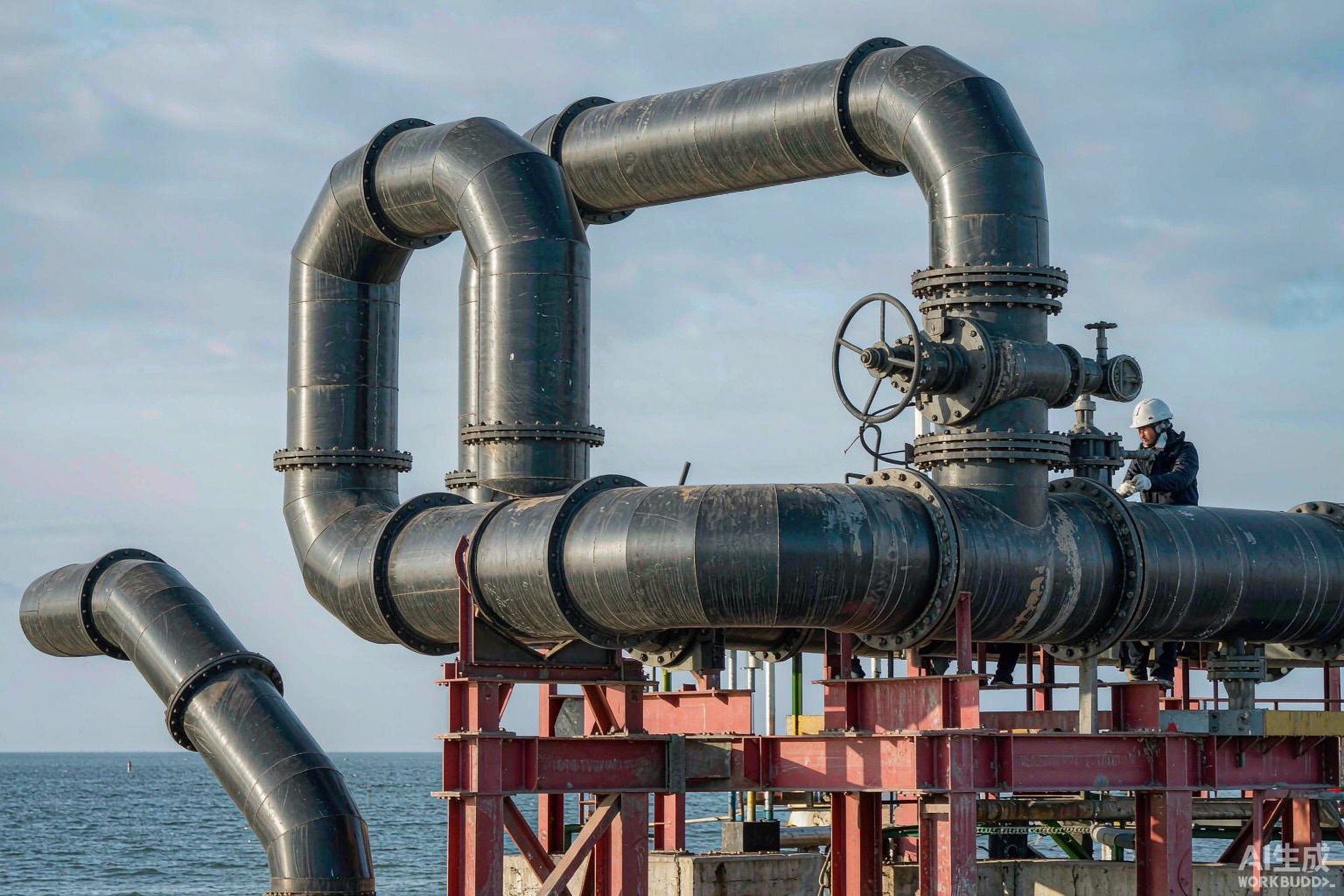 Cut-away of Monel 400 and copper-nickel 70/30 seawater piping showing flow velocity and wall thickness comparison - Hangbo Alloy